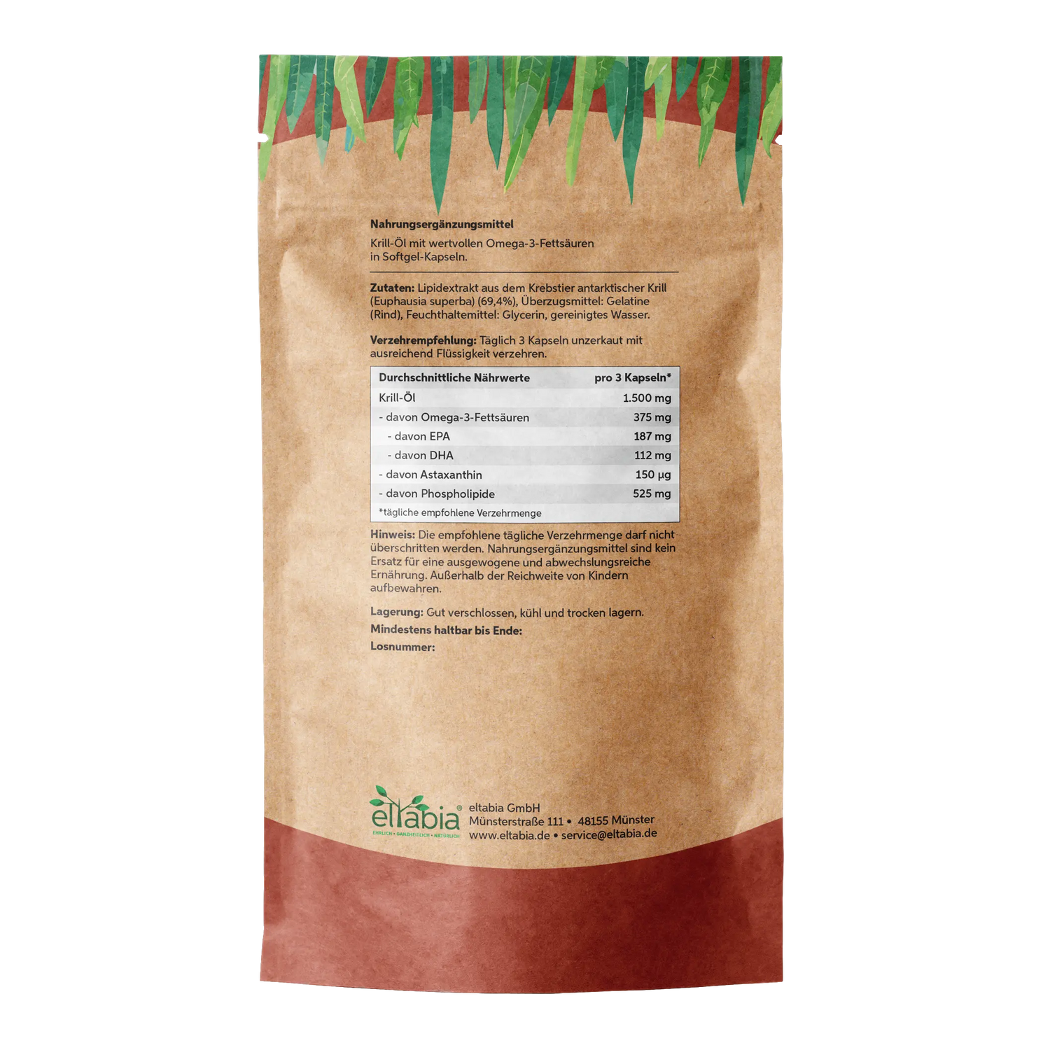 Krillöl Kapseln Eltabia