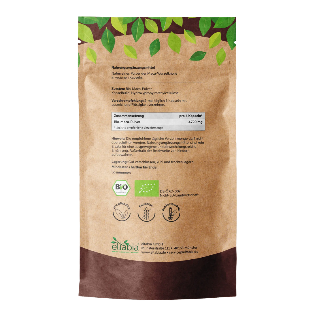 Bio Maca Kapseln Eltabia