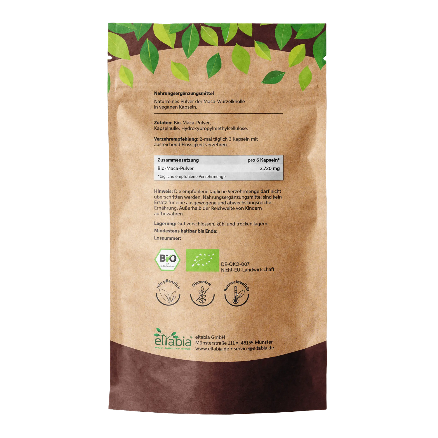 Bio Maca Kapseln Eltabia