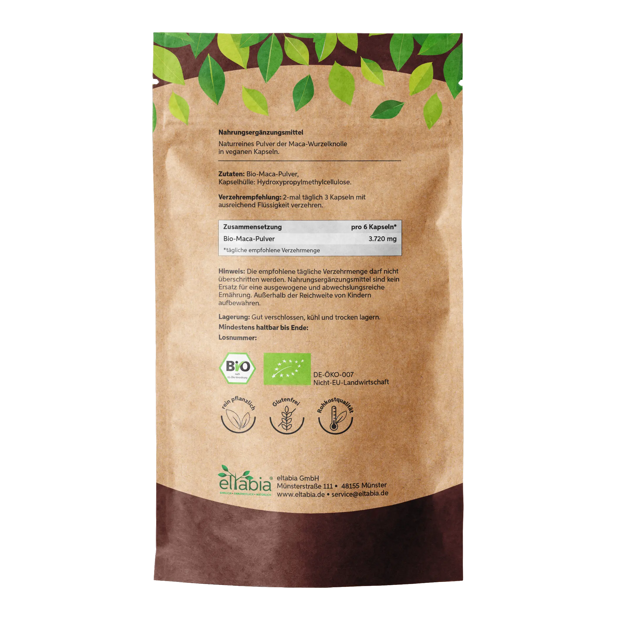 Bio Maca Kapseln Eltabia