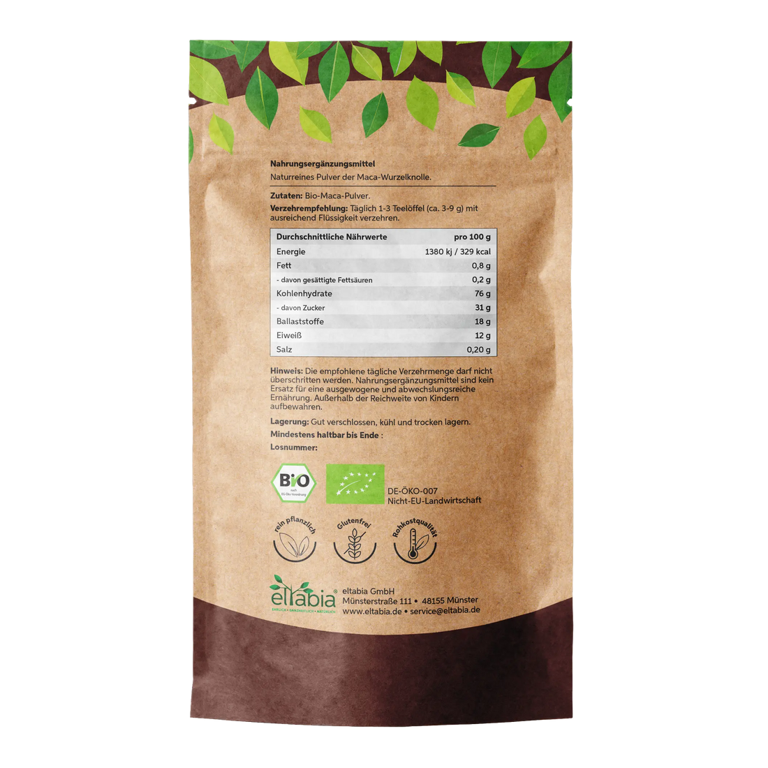 Bio Maca Pulver Eltabia