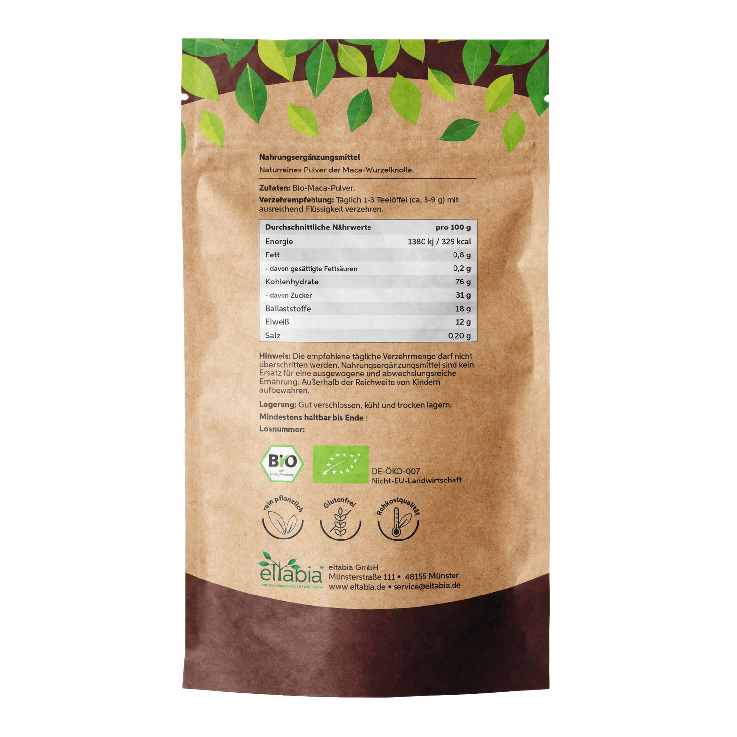 Bio Maca Pulver Eltabia