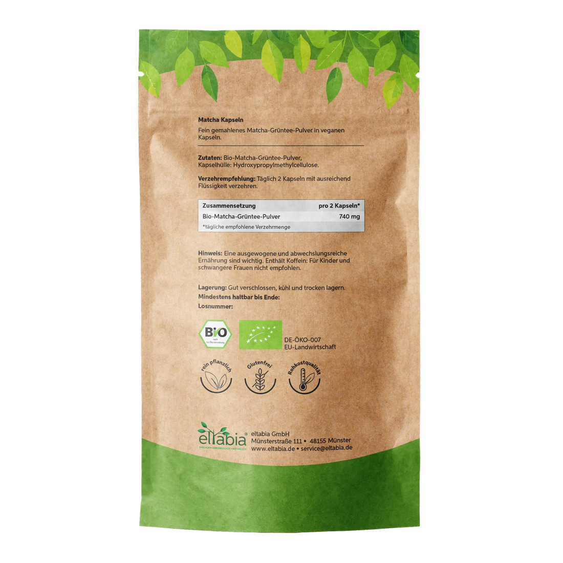 Bio-Matcha Kapseln Eltabia