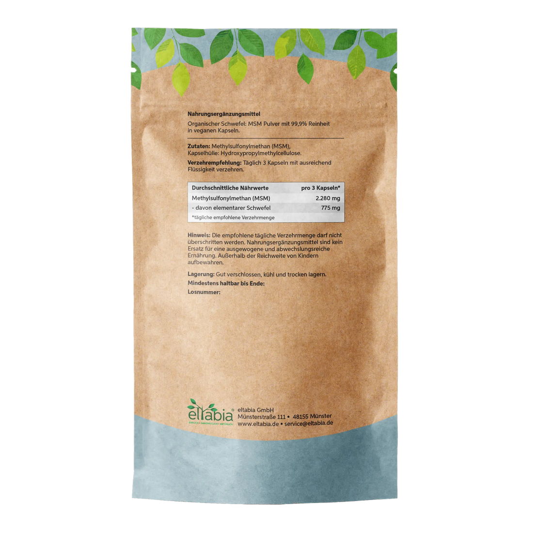 MSM-Kapseln Eltabia