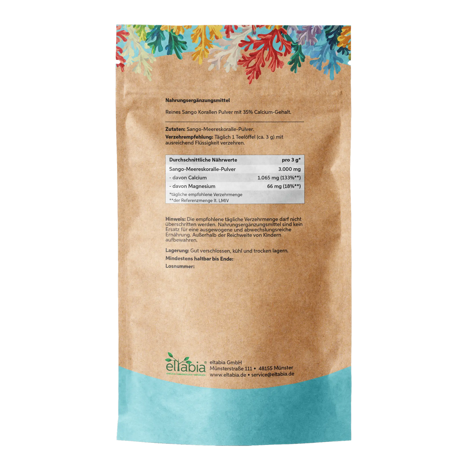 Sango Meereskoralle Pulver Eltabia