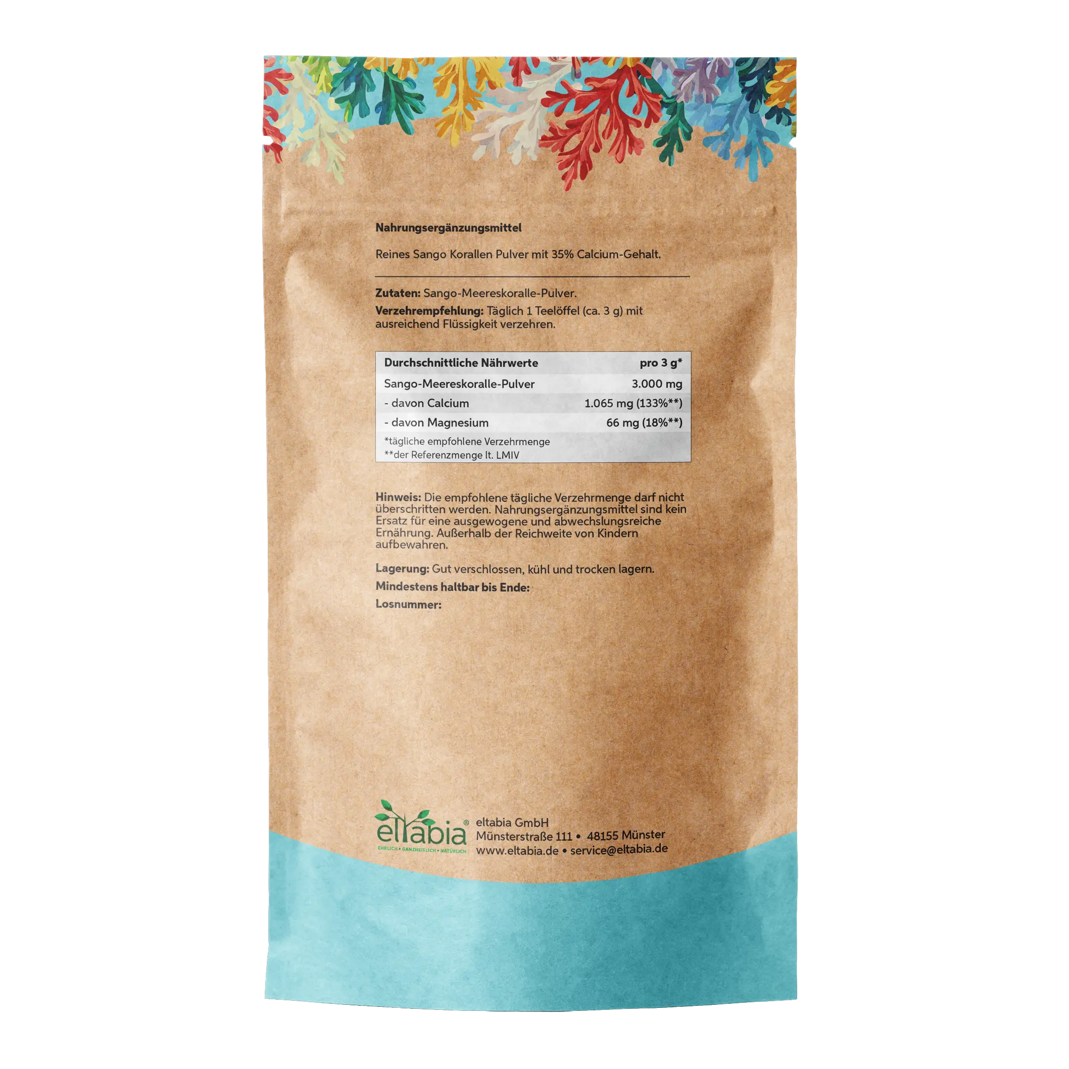 Sango Meereskoralle Pulver Eltabia