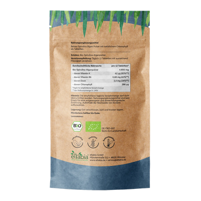 Bio Spirulina Presslinge Eltabia