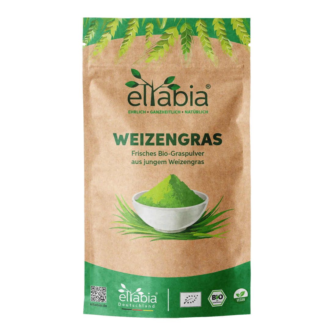 Bio-Weizengras Pulver Eltabia