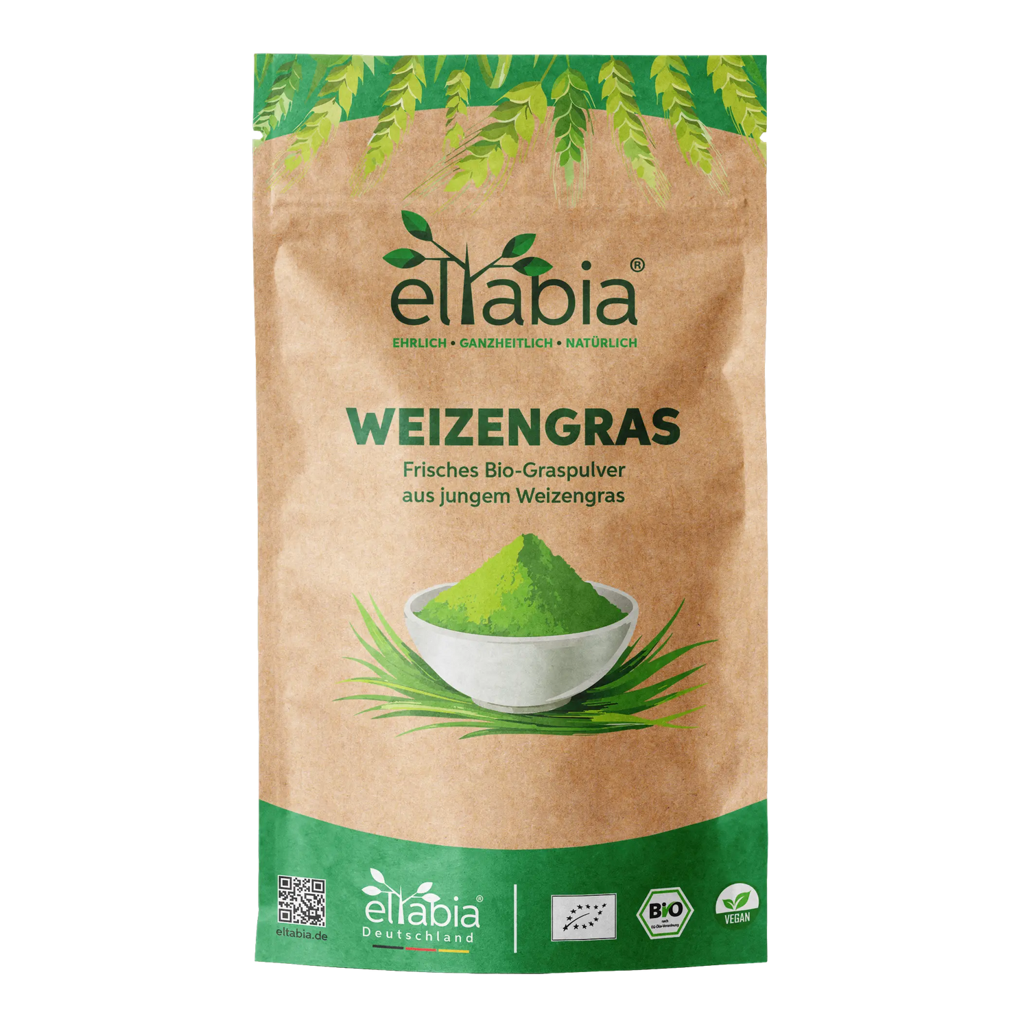Bio-Weizengras Pulver Eltabia